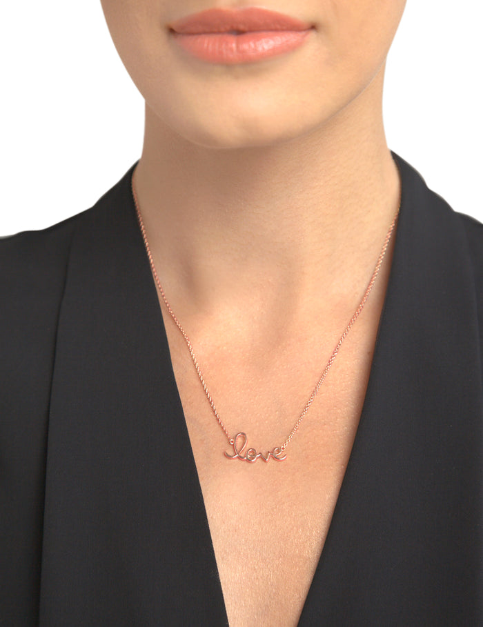 Sterling Silver Love Necklace