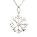 Sterling Silver Snowflake Necklace - Final Sale