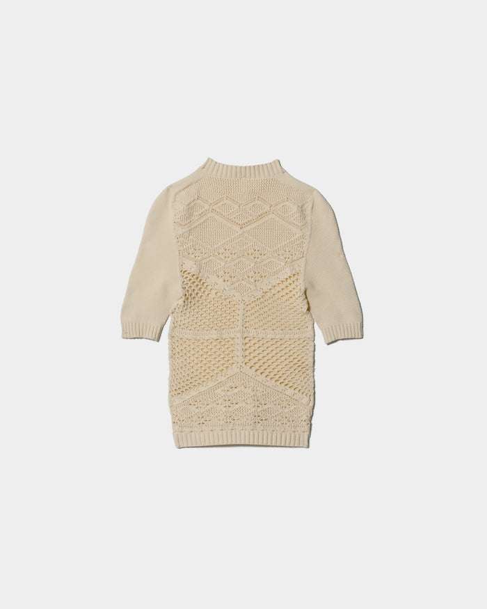 stretch lace knitted  pullover