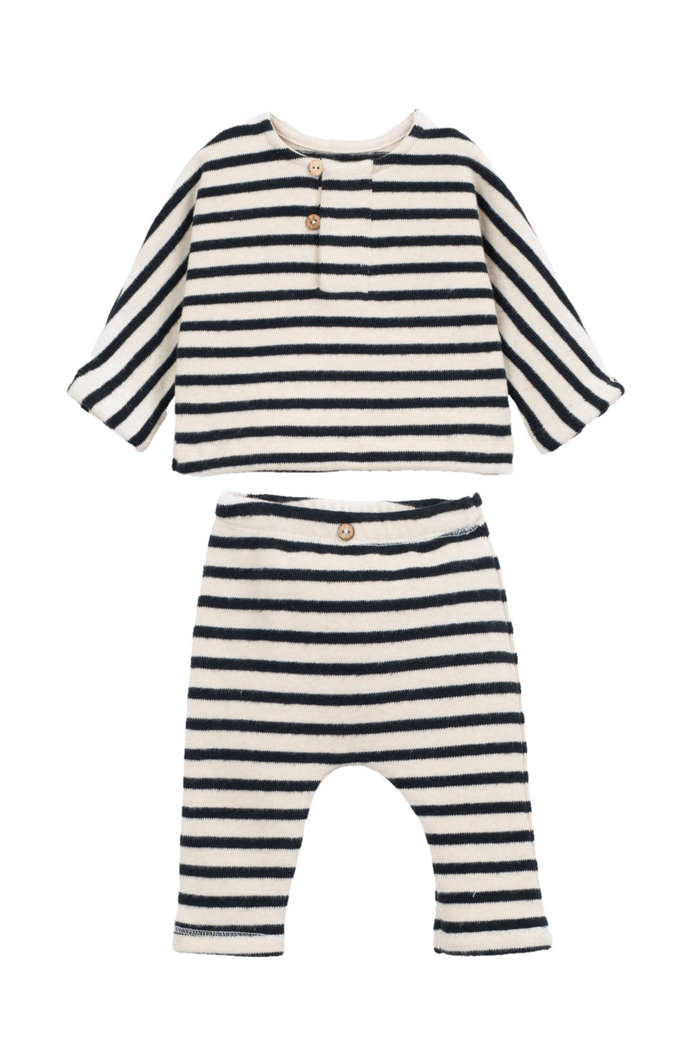 Striped Jersey Baby Set