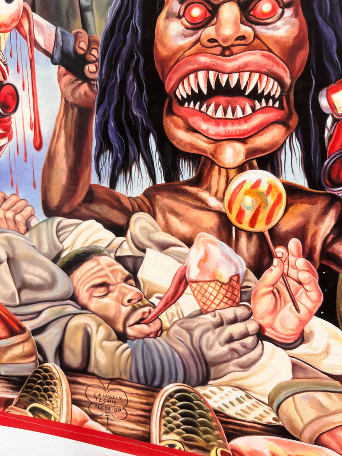 Tales from the Hood - Limited Edition Archival Giclée Print from Static Medium by C.A. Wisely