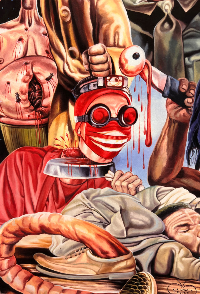 Tales from the Hood - Limited Edition Archival Giclée Print from Static Medium by C.A. Wisely