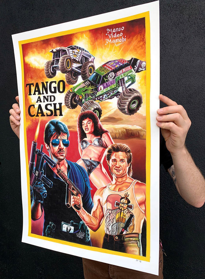 Tango and Cash - Limited Edition Archival Giclée Print from Static Medium by Heavy J - 20x30”