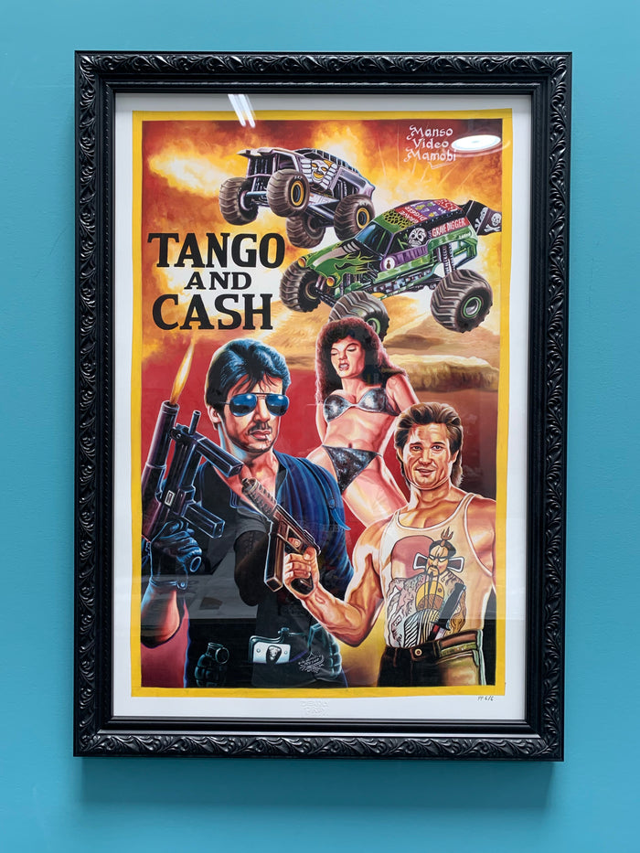 Tango and Cash - Limited Edition Archival Giclée Print from Static Medium by Heavy J - 20x30”