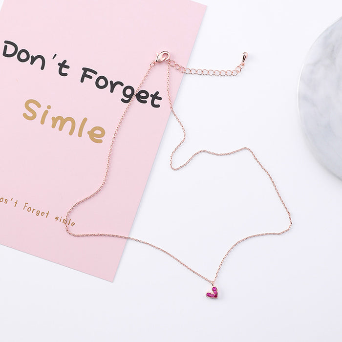 The Amour Infinity Chain – Repeating Heart Link Necklace in 18k Gold Finish