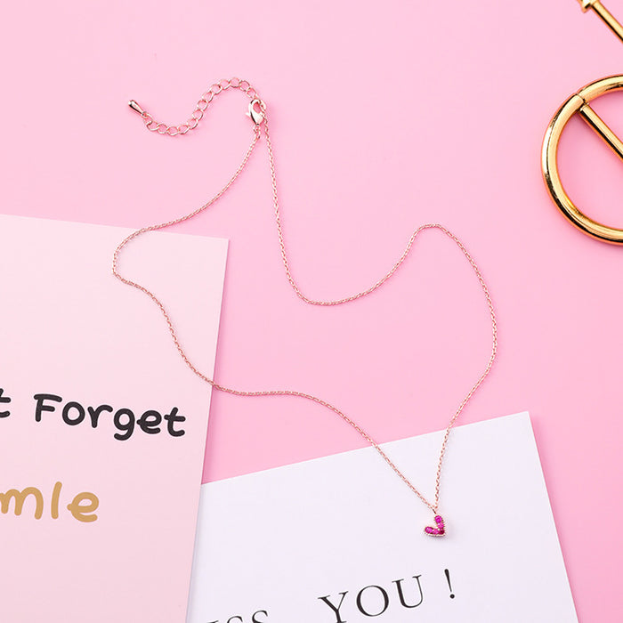The Amour Infinity Chain – Repeating Heart Link Necklace in 18k Gold Finish