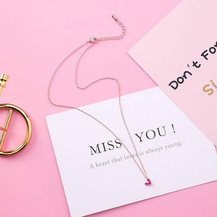 The Amour Infinity Chain – Repeating Heart Link Necklace in 18k Gold Finish