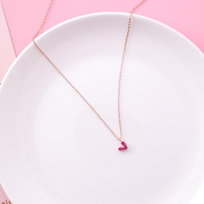 The Amour Infinity Chain – Repeating Heart Link Necklace in 18k Gold Finish