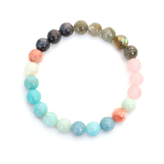 The Chroma Bead Bracelet – Hand-Strung Natural Stone Healing Jewelry