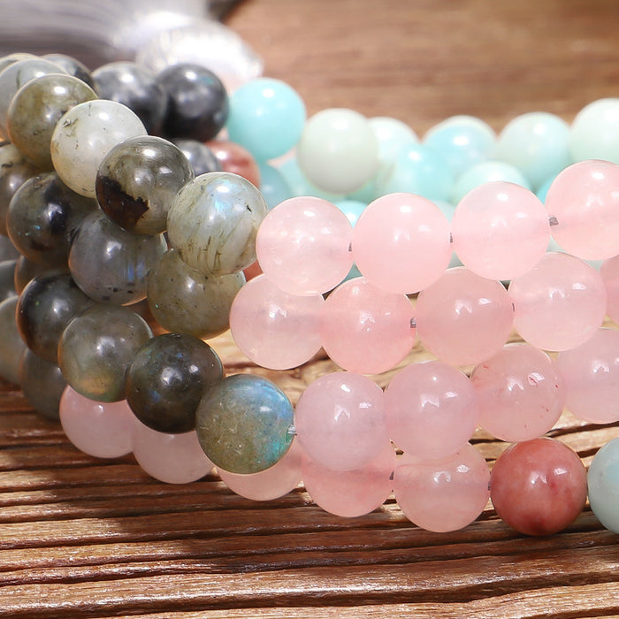 The Chroma Bead Bracelet – Hand-Strung Natural Stone Healing Jewelry