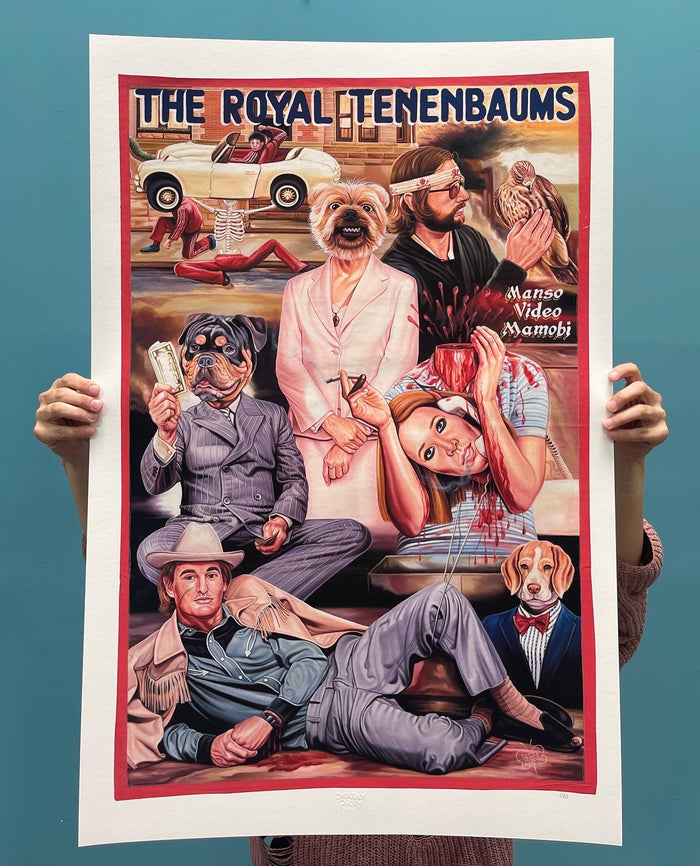 The Royal Tenenbaums - Archival Giclée Print from Static Medium by C.A. Wisely (Artist’s Proof)