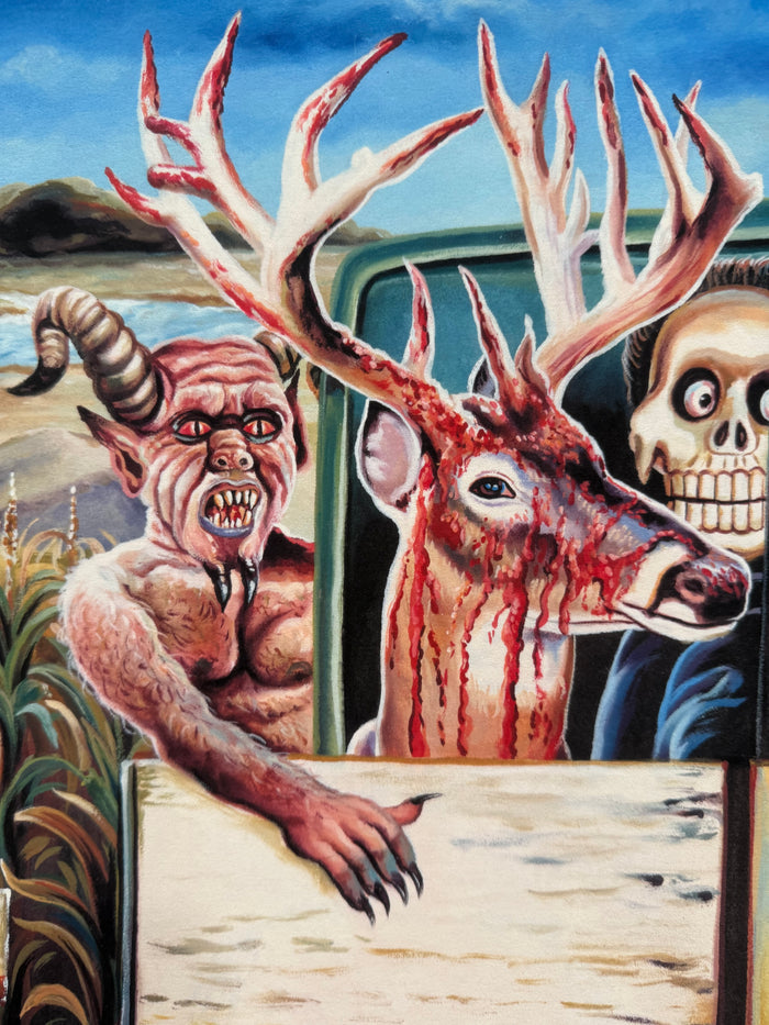 The Straight Story - Limited Edition Archival Giclée Print from Static Medium by Heavy J