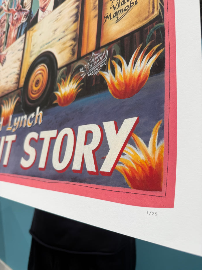 The Straight Story - Limited Edition Archival Giclée Print from Static Medium by Heavy J