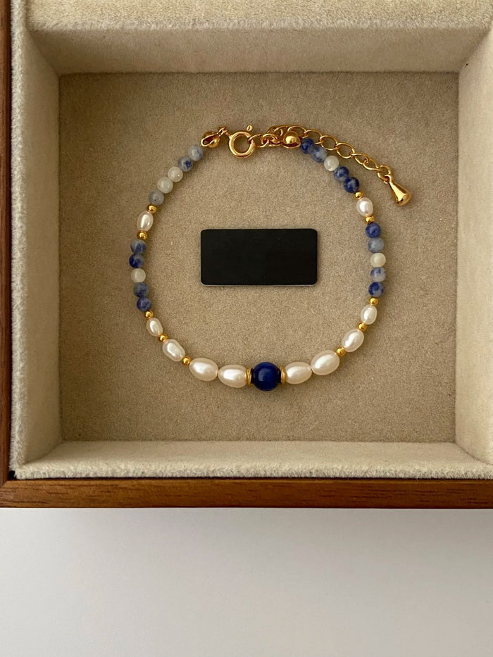 Tiger’s Eye & Black Onyx Protection Bracelet | Unisex Natural Stone Beaded Bracelet