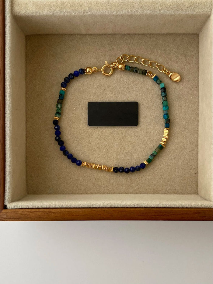 Tiger’s Eye & Black Onyx Protection Bracelet | Unisex Natural Stone Beaded Bracelet