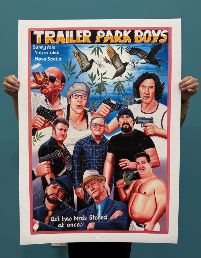 Trailer Park Boys - Limited Edition Archival Giclée Print from Static Medium by Salvation