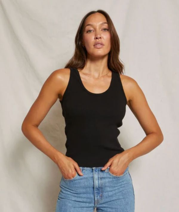 True Black Debbie Tank - DEBTB