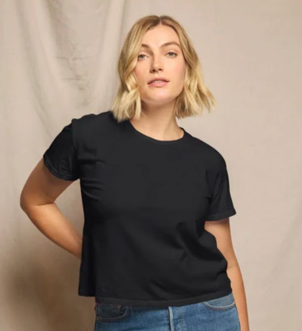 True Black Harley Crewneck Tee - HARTB