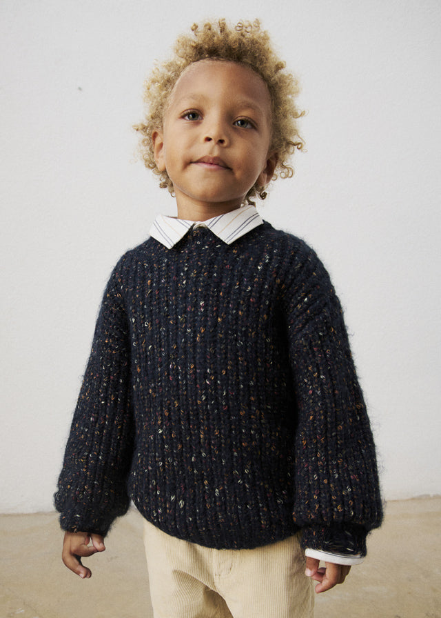Tweed Knit Sweater