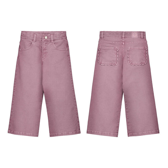 purple wide legs jeans for girls