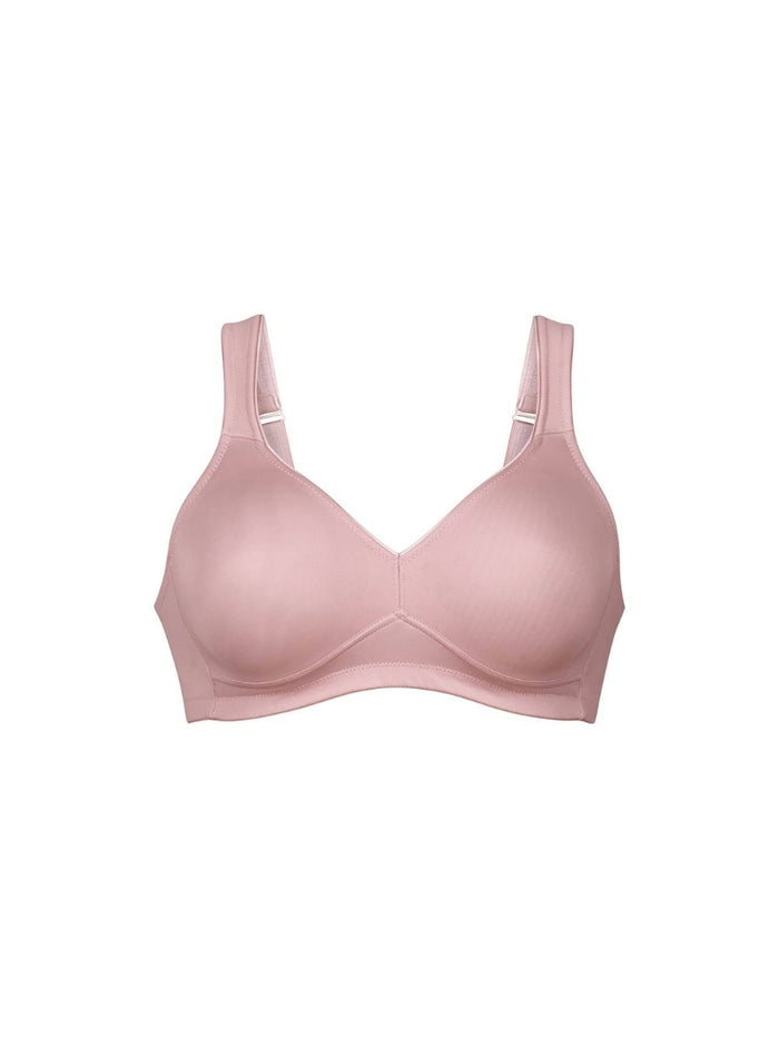 Twin Moulded Soft Bra - Rosewood