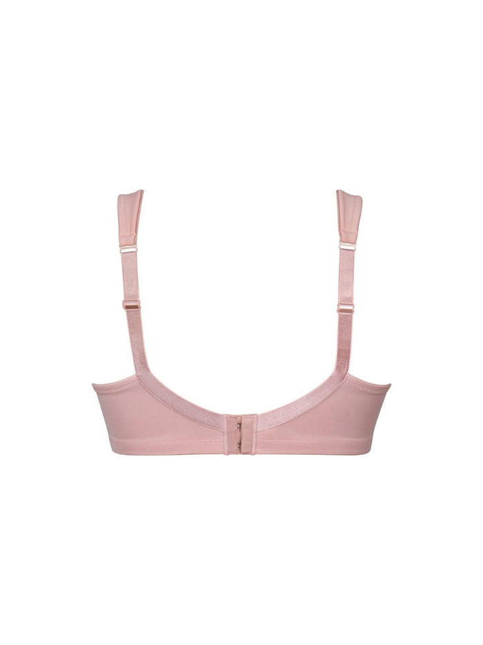 Twin Moulded Soft Bra - Rosewood