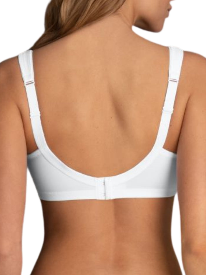 Twin Moulded Soft Bra - White