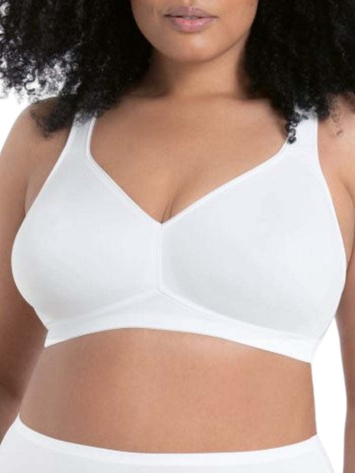 Twin Moulded Soft Bra - White