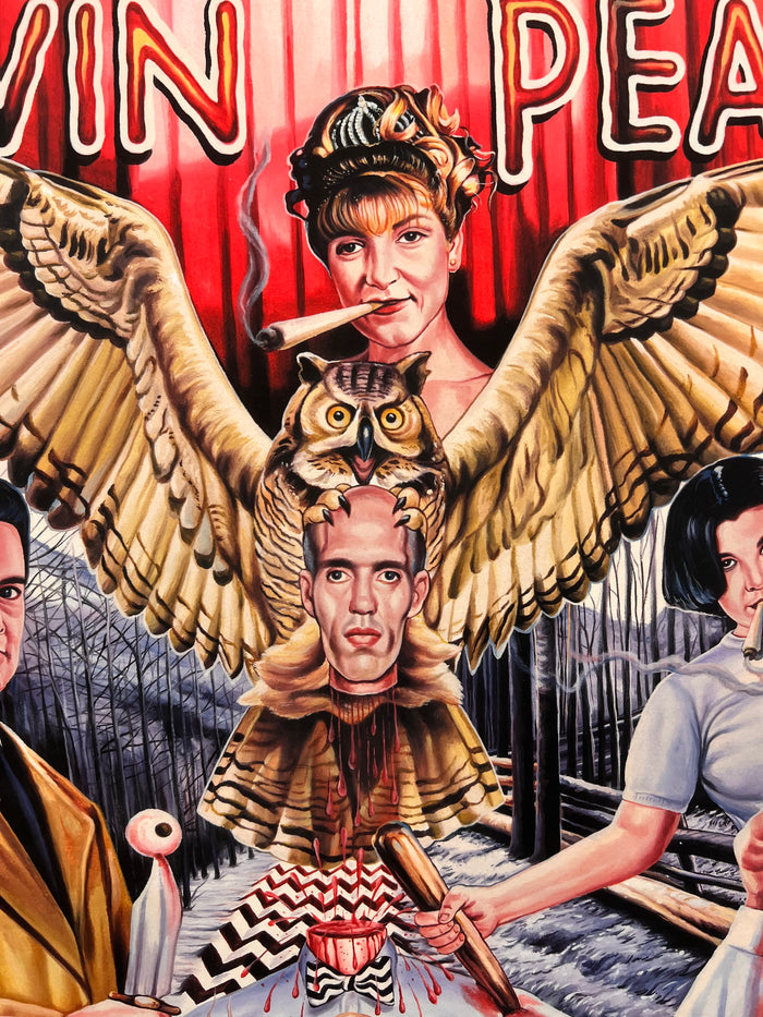 Twin Peaks - Limited Edition Archival Giclée Print from Static Medium by C.A. Wisely (Version 1)