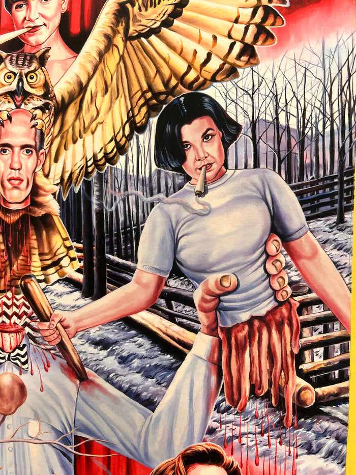 Twin Peaks - Limited Edition Archival Giclée Print from Static Medium by C.A. Wisely (Version 1)