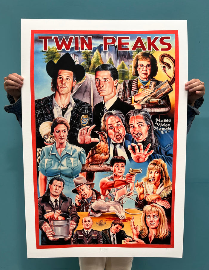 Twin Peaks - Limited Edition Archival Giclée Print from Static Medium by Heavy J