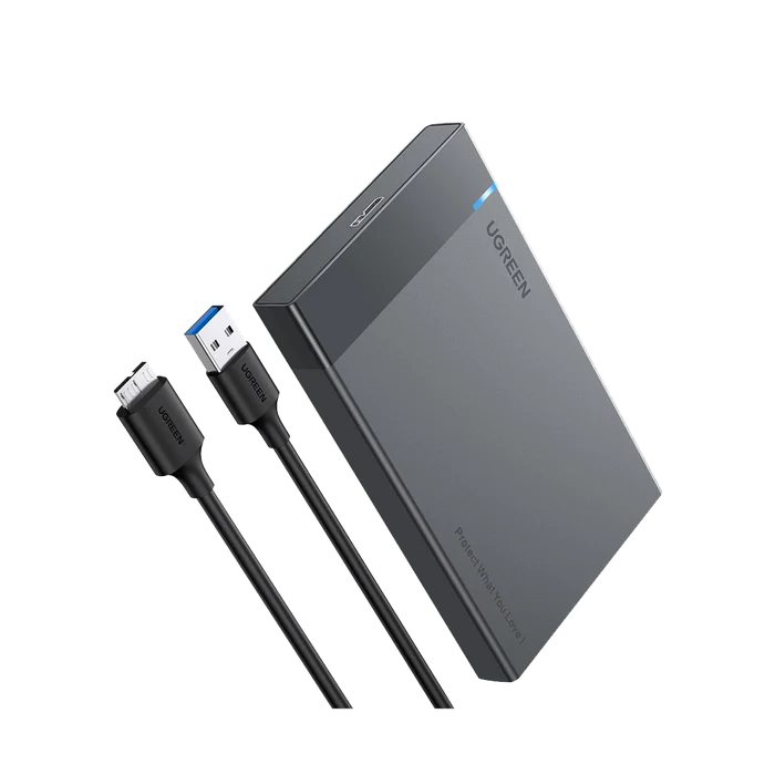 UGREEN 2.5” SATA Hard Drive USB 3.0 Enclosure, UASP, 6Gbps