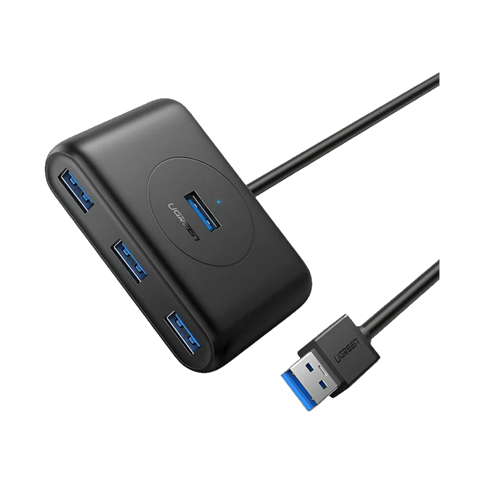 UGREEN 4-Port USB 3.0 Hub with Micro USB | 5Gbps Data Transfer (1m)