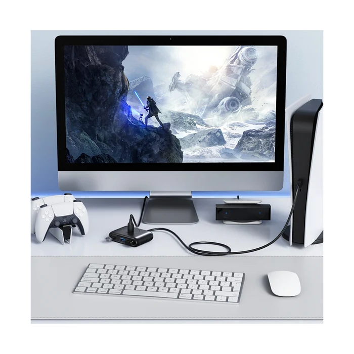 UGREEN 4-Port USB 3.0 Hub with Micro USB | 5Gbps Data Transfer (1m)