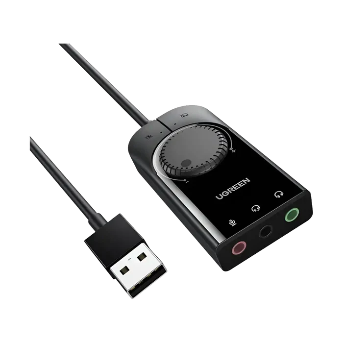 UGREEN CM129-40964 USB-A to 3.5mm External Stereo Sound Adapter