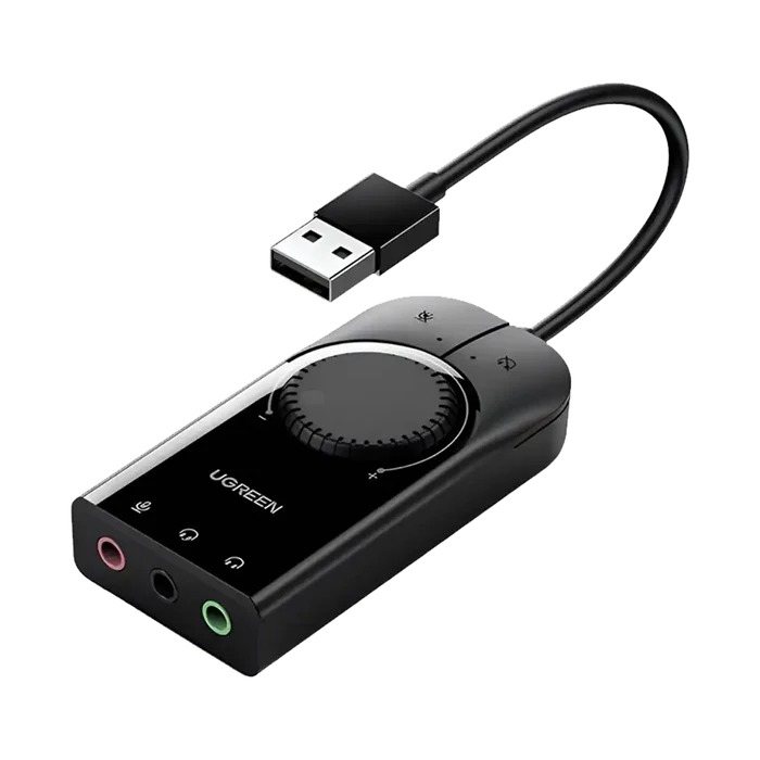 UGREEN CM129-40964 USB-A to 3.5mm External Stereo Sound Adapter