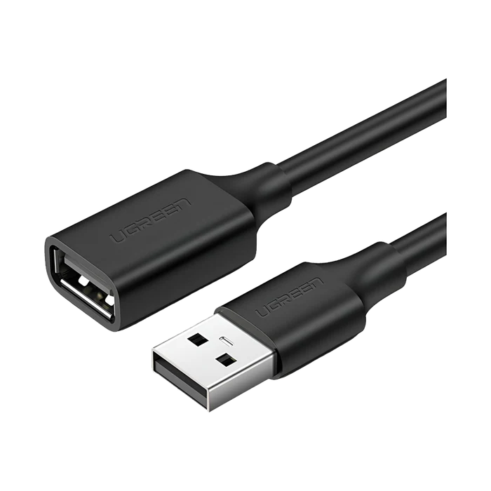UGREEN USB 2.0 Extension Cable - Male to Female, 480Mbps Data Transfer (5m)