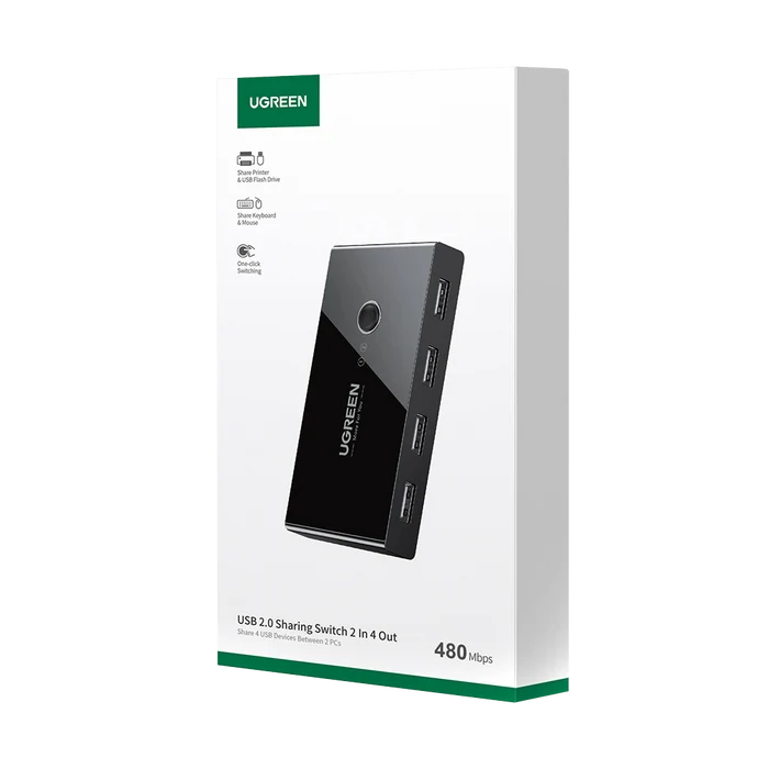 UGREEN USB-A 2.0 4-Port Switch