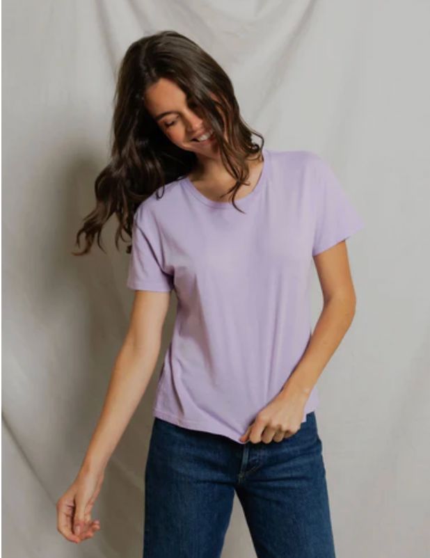 Ultraviolet Harley Crewneck Tee - HARUV