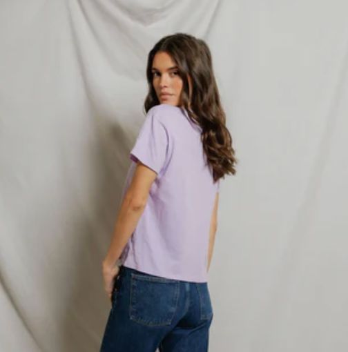Ultraviolet Harley Crewneck Tee - HARUV