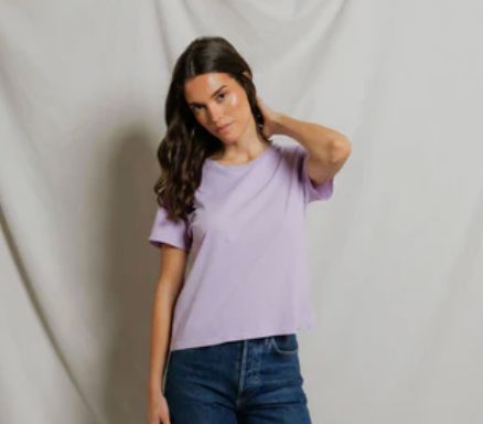 Ultraviolet Harley Crewneck Tee - HARUV