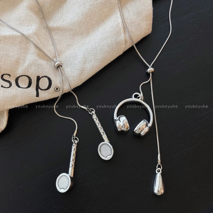 Unisex Korean Style Pendant Necklace