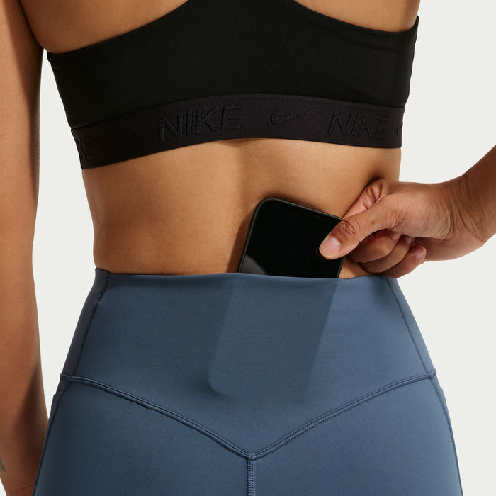 NIKE UNIVERSA WOMEN'S HIGH-WAISTED FULL-LENGTH LEGGINGS WITH NO FRONT SEAM