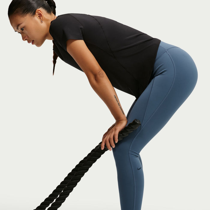 NIKE UNIVERSA WOMEN'S HIGH-WAISTED FULL-LENGTH LEGGINGS WITH NO FRONT SEAM