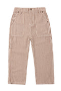 Striped pants on a white background