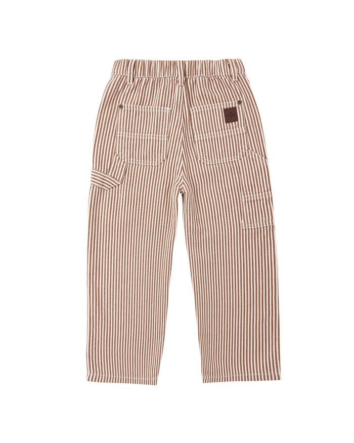 striped pants on a white background