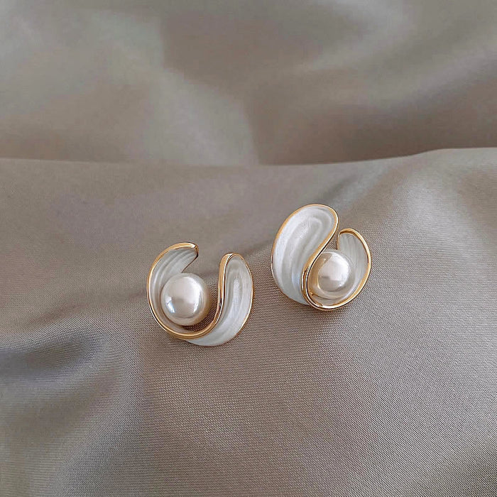 Vintage Pearl Ear Clips And Ear Studs - Everyday use for Women