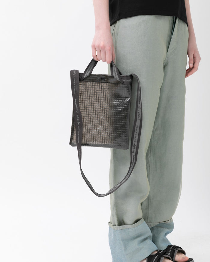 Vinyl logo tape Sacoche bag