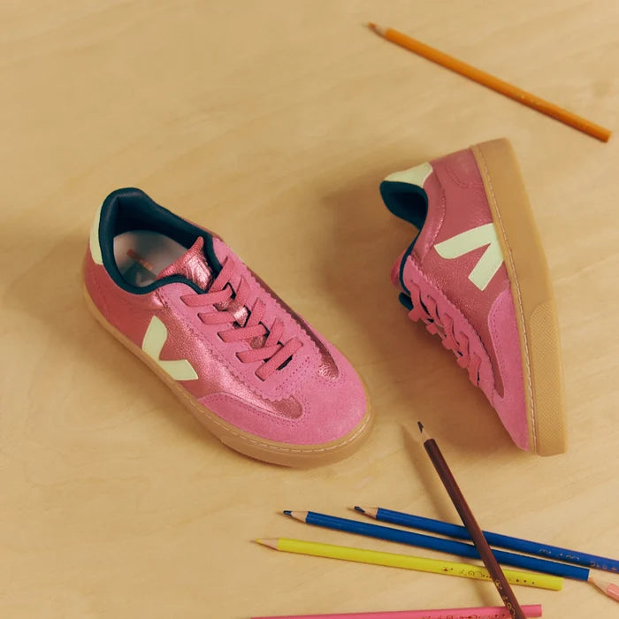 Volley Elastic Laces Leather Azalea Limo