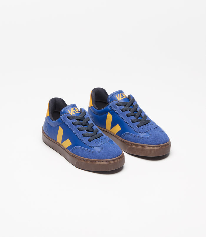 Volley Leather - Atlantic/Ouro/Bark